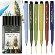 Faber Castell Pitt Artists' Brush Pens Landscape Wallet