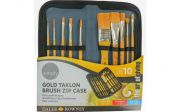 Simply Gold Taklon Brush Zip Case